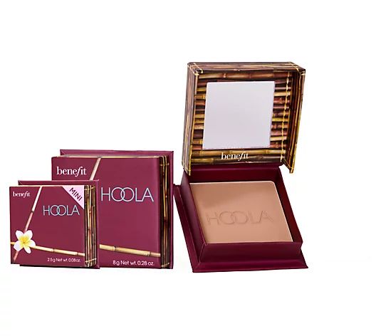 Benefit Cosmetics Get HOOLA'd Bronzer with Trav el-Size Set - QVC.com | QVC