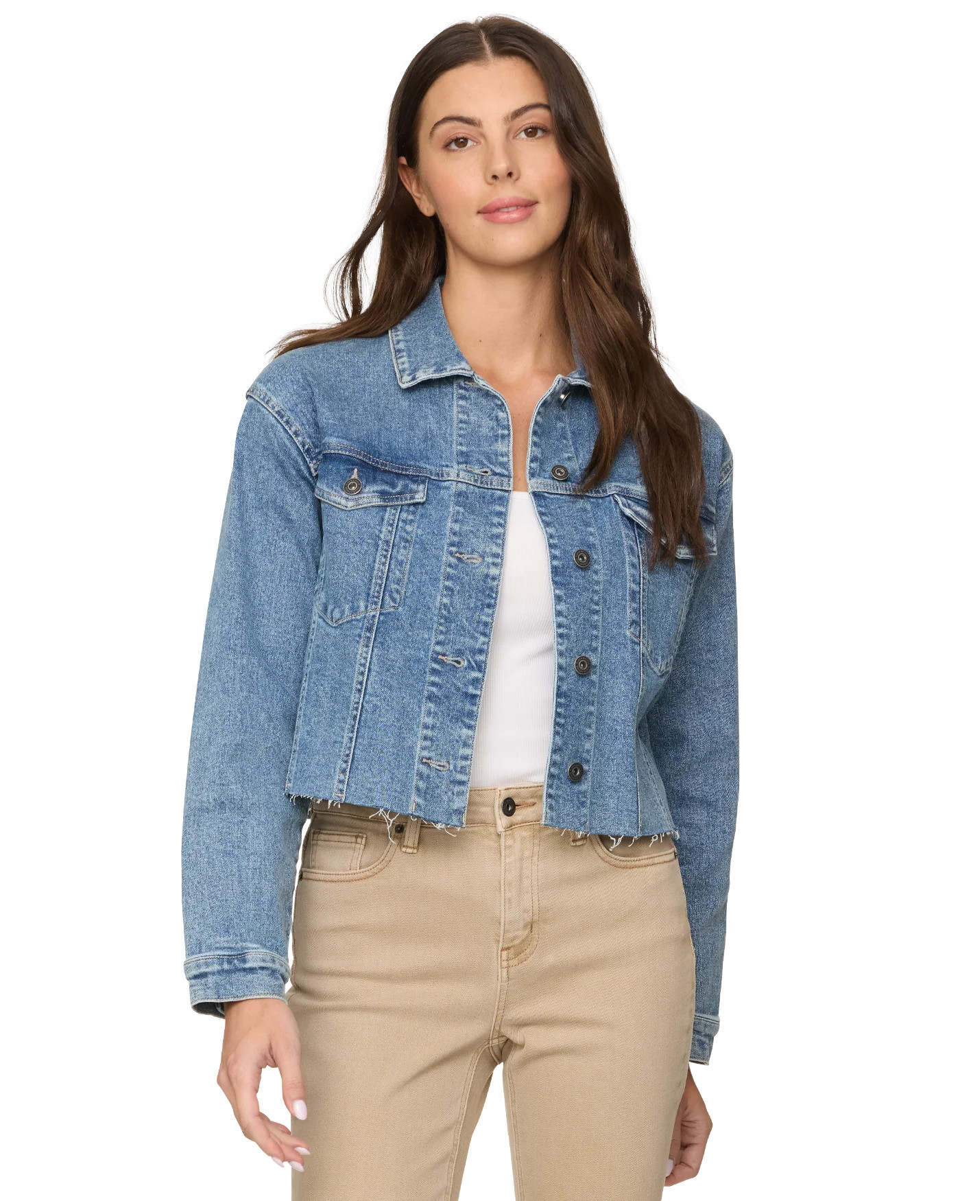 SIDNEY CROPPED DENIM JACKET | Flag & Anthem