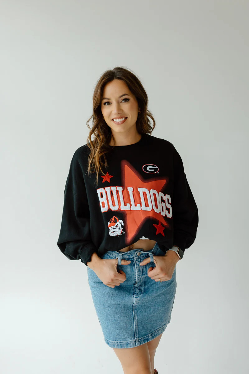 Georgia Aura Multimedia OS Fleece Crew | Gameday Social