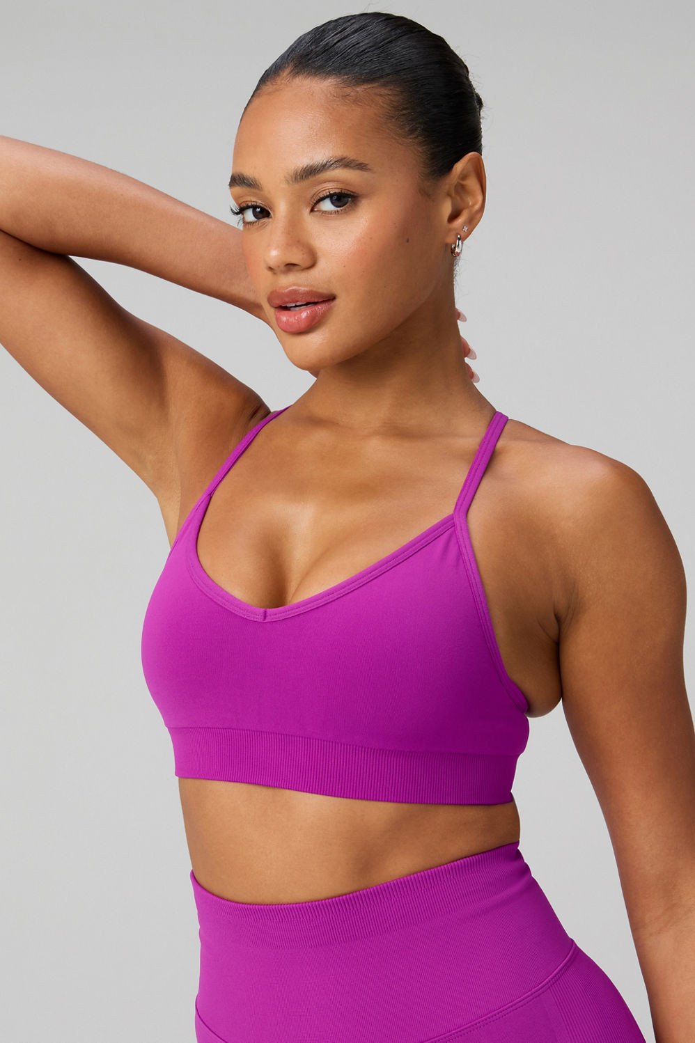 Seamless V-Neck Low Impact Bra (189)LIMITED TIME OFFER: 80% OFF: $13.98Non-Member: $69.95New | Fabletics