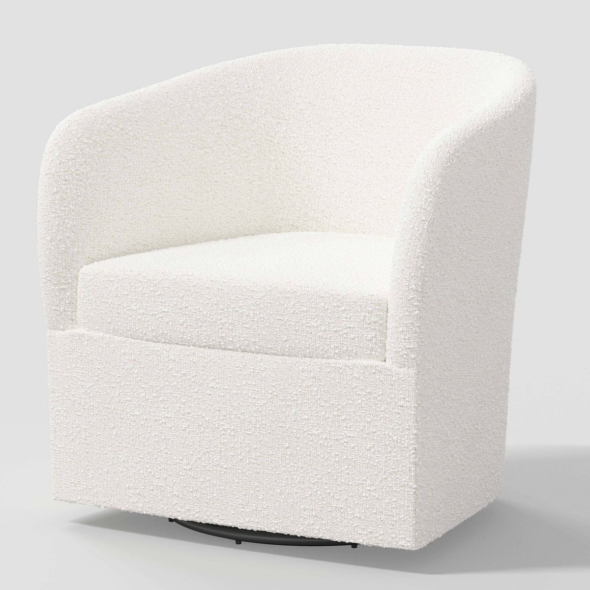 Rhea Swivel Chair in Boucle - Threshold™ | Target