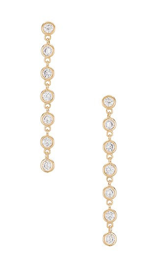Cici Duster Earrings in Gold | Revolve Clothing (Global)