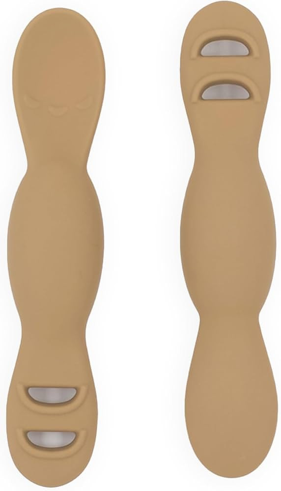 Yeah Baby Goods All You-Tensil, 2 Pack – Silicone Baby Led Weaning Spoon & Dipper - Self-Feedin... | Amazon (US)