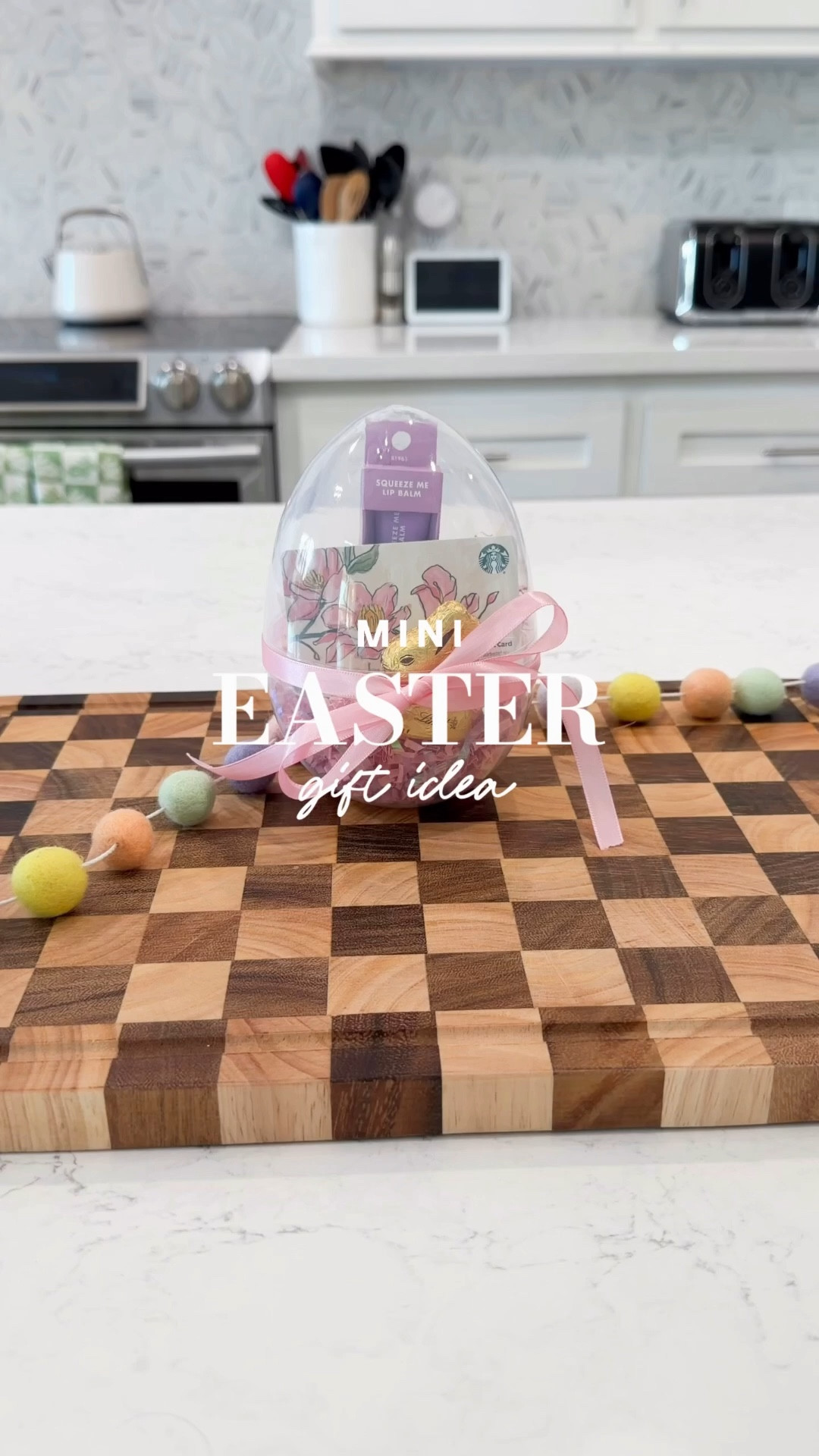 The CUTEST little Easter gift idea 🐣💐

If you need something quick, affordable, and actually adorable… this is it. I filled a mini egg with a few sweet treats + little self-care goodies and it turned out SO good 🤍

Perfect for: ✨ teacher gifts ✨ tween gifts ✨ friend gifts ✨ anyone who deserves a little surprise

Honestly, I might be making more of these because they’re too cute not to 🫶

Save this for later + send it to someone who loves a good easy gift idea 💕

#EasterGiftIdeas #EasterBasket #TeacherGifts #DIYGiftIdeas #EasterDIY

#LTKSeasonal #LTKmomlife #LTKselfcare