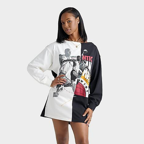Jordan Women's Flight Graphic Dress in Sail/Black Size: Small | Finish Line (US)