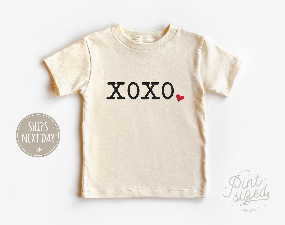 XOXO Toddler Shirt  Vintage Valentine's Day Kids Shirt  - Etsy | Etsy (US)
