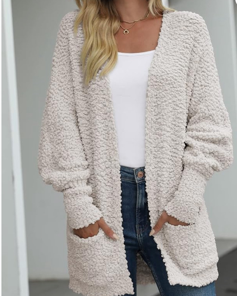 If cozy had a uniform, this would be it! This MEROKEETY fuzzy cardigan is buttery soft, oversized in all the right ways, and perfect for layering over tanks, tees, or loungewear. It’s a best-seller for a reason—warm without being bulky, stylish without trying too hard. A wardrobe staple you’ll grab all year round.
#amazonfind #sweater #cardigan

#LTKMidsize #LTKWorkwear #LTKSaleAlert