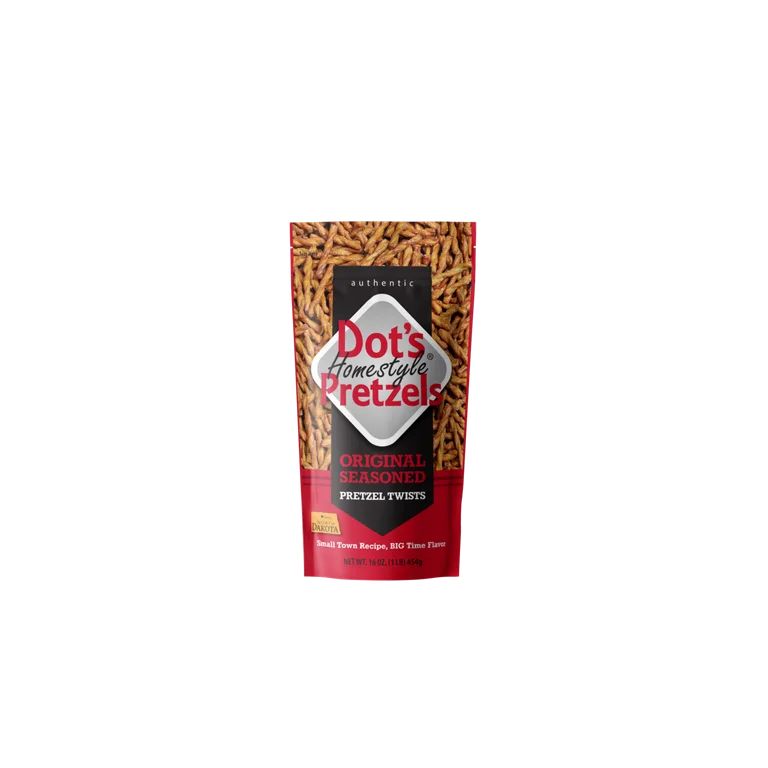 Dot's Homestyle Pretzels, Original Seasoned Pretzel Twists, 16 oz Family Size Bag | Walmart (US)