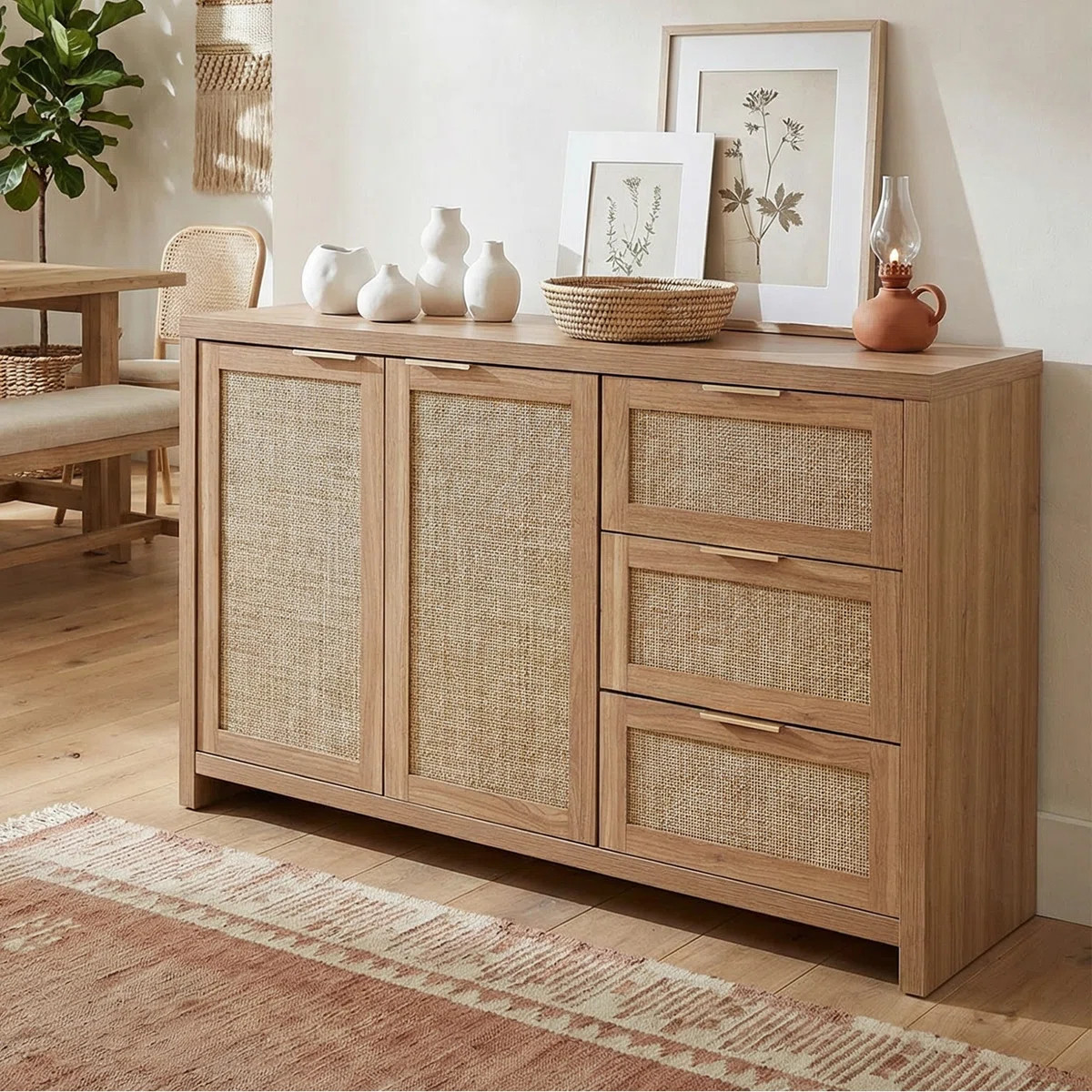 Dearbhaile 51" Sideboard with 3 Drawers | Wayfair North America