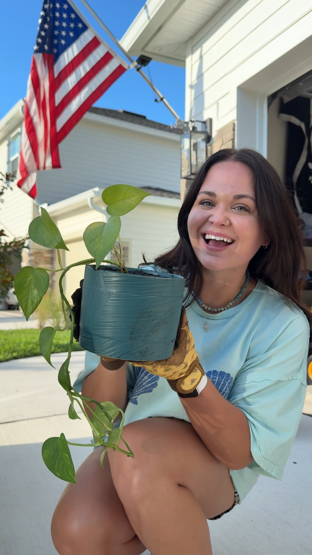 Just call me a plant mama now 🪴 wearing a medium in the top & bottoms

#LTKFindsUnder100 #LTKStyleTip #LTKFindsUnder50