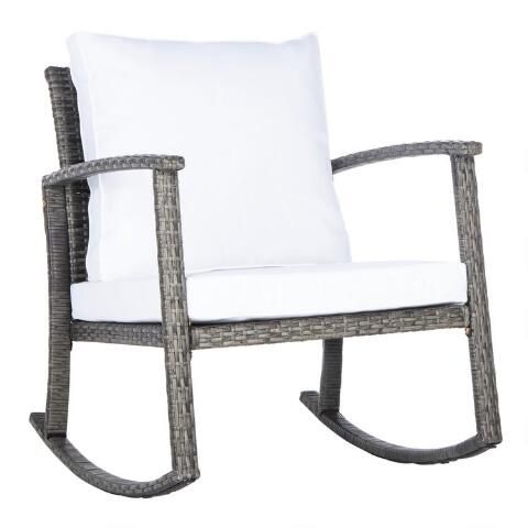 All Weather Wicker Oswego Outdoor Rocking Chair | World Market