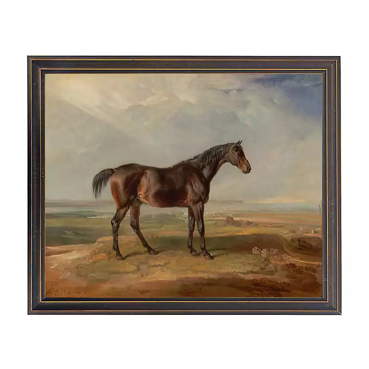 Vintage Horse Framed Art Print | Kirklands Home | Kirklands