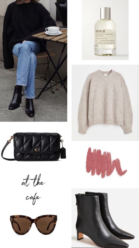 At the cafe 〰️ sweater, straight leg & ankle boots for the win this season. 

#LTKSeasonal #LTKstyletip #LTKSale