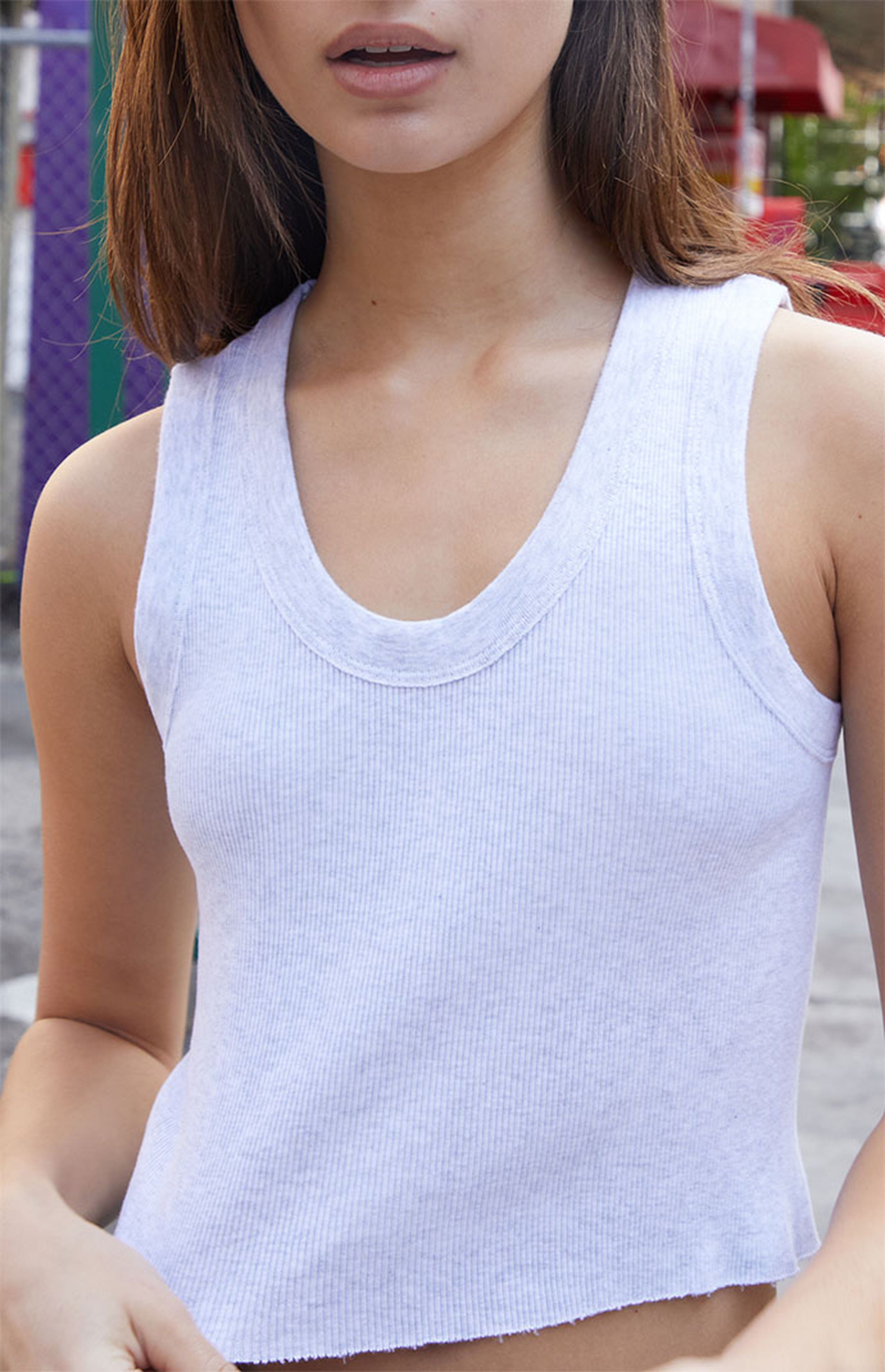 John Galt Light Gray Connor Tank Top | PacSun