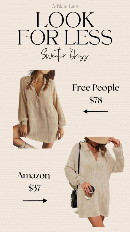 Cutest look for less Free People sweater dress! 

Free people dress, free people sweater dress

#LTKunder50 #LTKstyletip