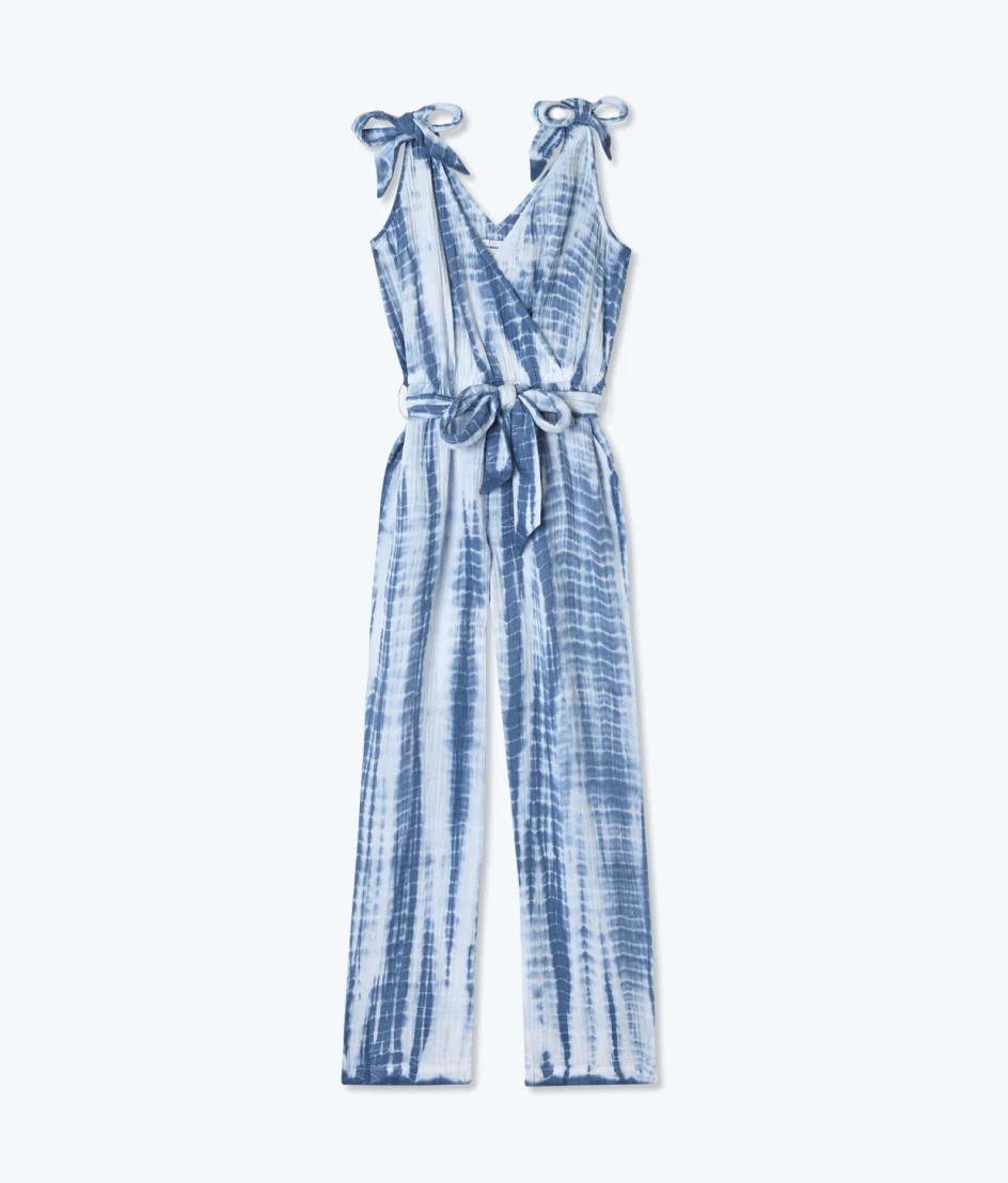 The Going Places Gauze Tie-Shoulder Jumpsuit | Summersalt | SummerSalt