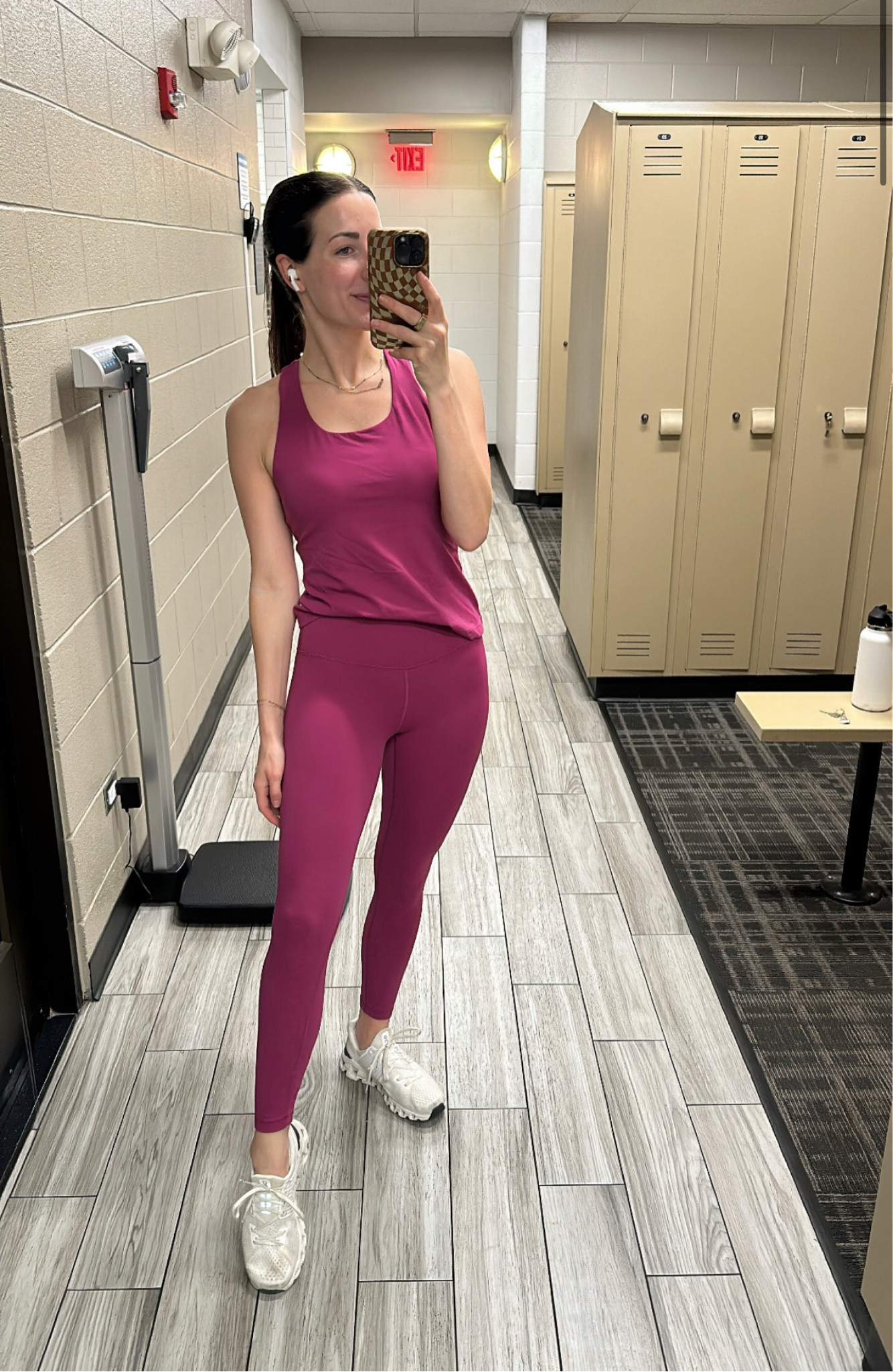 Amazon fitness style: Amazon has great workout clothes for all women including this fitted tank top and matching leggings paired with white sneakers  

#LTKstyletip #LTKfitness