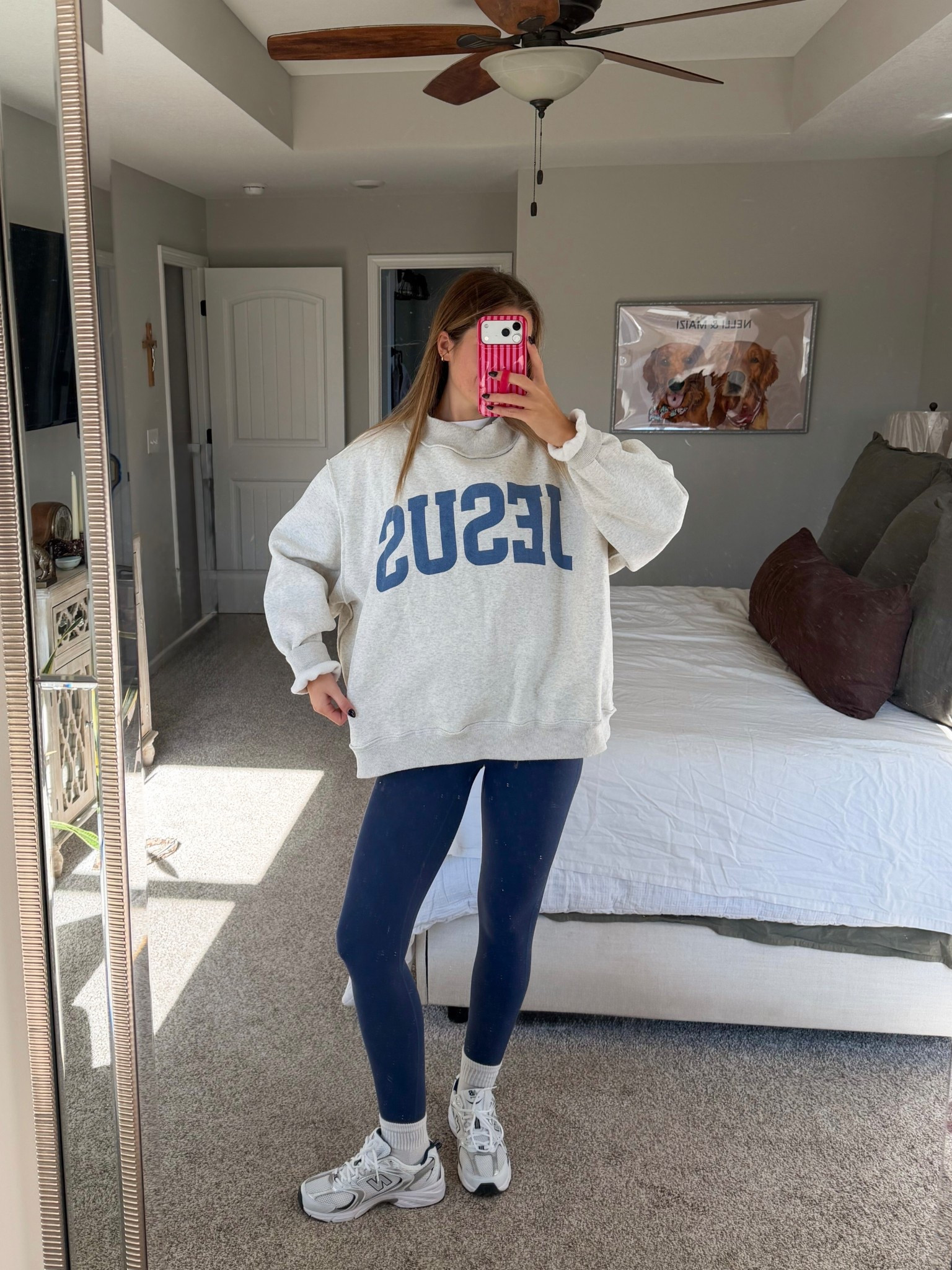 jesus mockneck was from ivy & olive boutique - i did the l/xl, size xs in leggings, tts in sneakers 

#LTKSeasonal #LTKootd #LTKdayinmylife