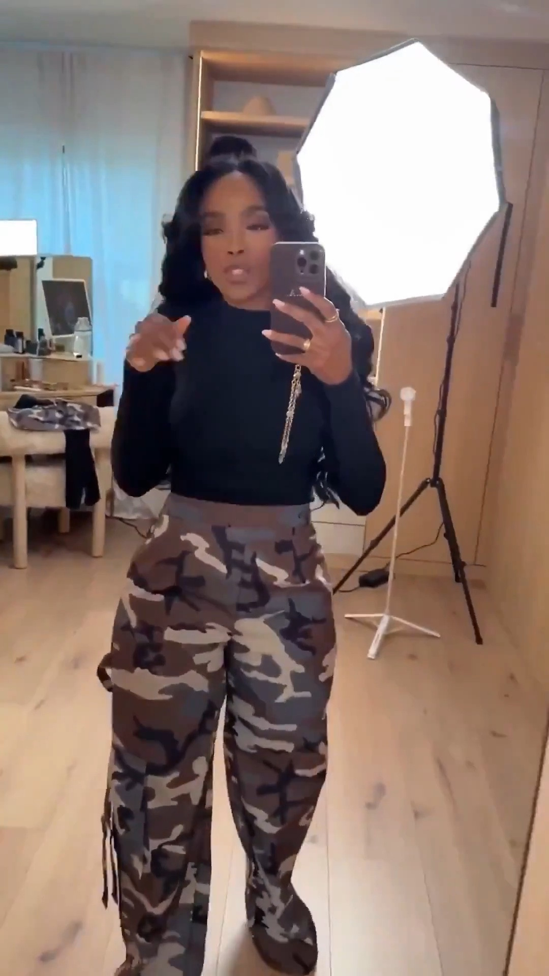 Street style that works on repeat

This is one of those easy outfits that looks styled without any extra effort. A fitted black top paired with relaxed camo pants creates a balanced silhouette that feels comfortable, flattering, and very wearable for real life. It’s the kind of combo you can throw on quickly and still feel confident walking out the door.

Both pieces restyle effortlessly. Swap sneakers for boots, add a jacket or coat, or dress it up slightly with a structured bag and the look shifts instantly. When an outfit works this many ways, the cost per wear keeps dropping with every repeat.

Perfect for:
• Casual date nights
• Coffee runs
• Travel days
• Daytime plans
• Everyday off-duty wear

📏 Sizing & Fit
• Top: Size Small
• Jeans / Pants: 27 Long / 4 Long
• Jackets / Coats: Size Small
• Shoes: True to size

📐 Measurements
• Height: 5’4”
• Weight: 138 lbs
• Bust: 34D
• Waist: 27”
• Hips: 40”

This outfit is built around everyday staples with comfortable fits, easy layering potential, and versatile styling that works across seasons.

Save this post.

Follow me on Instagram and YouTube @kirasfashionfinds

#LTKootd #LTKPetite #LTKgrwm