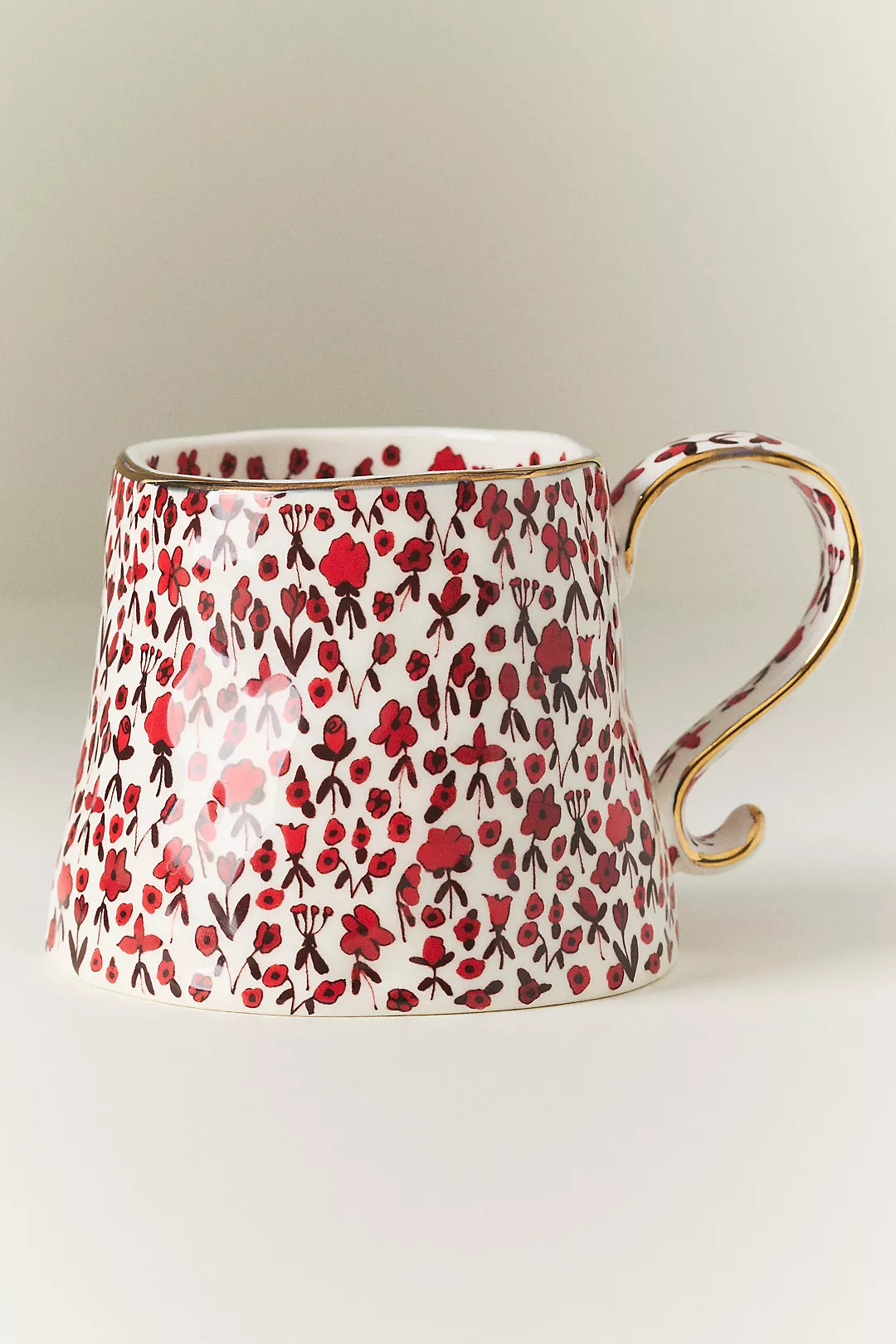 The Mud Fairy Blooming Hearts Stoneware Mug | Anthropologie (US)