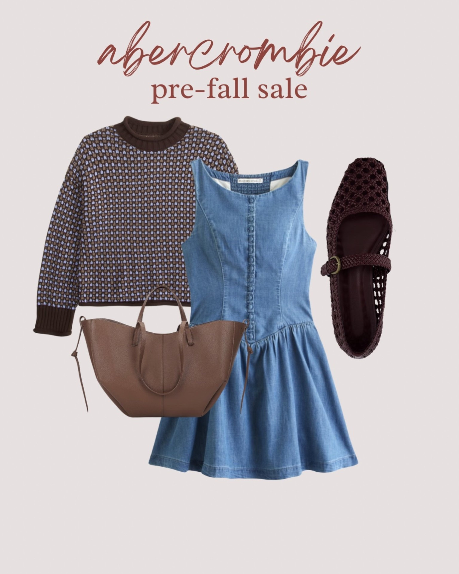 Rollneck cotton sweater and denim dress on sale 🤎🍂 fall outfit idea

#LTKSaleAlert #LTKSeasonal