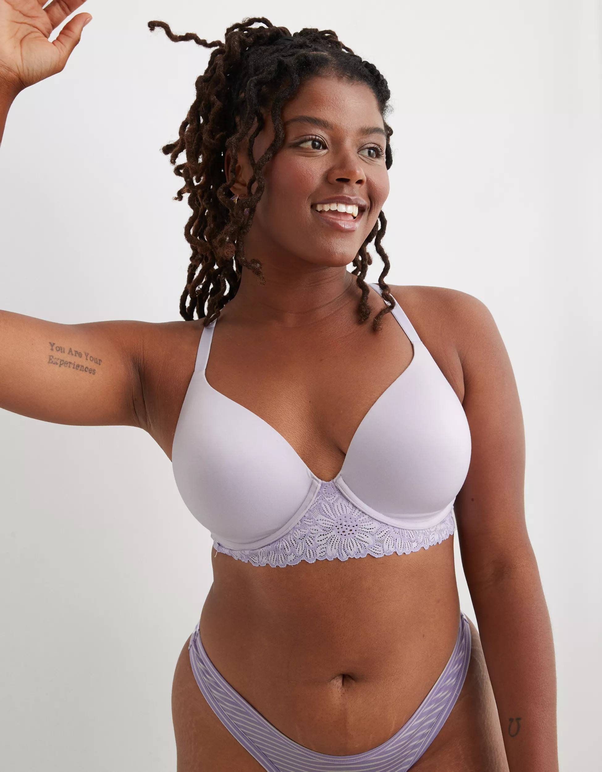 Sunnie Full Coverage Lightly Lined Bloom Lace Trim Bra | Aerie