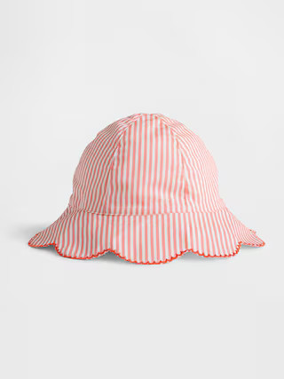 Baby & Toddler Scalloped Stripe Bucket Hat | Gap (US)