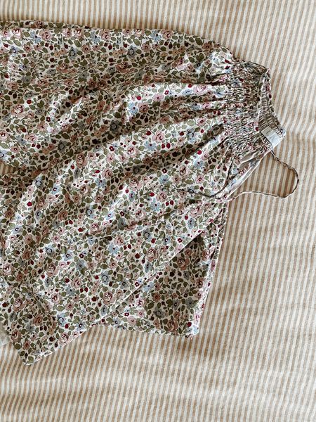 Moody lush floral pajamas with rich plum, muted blues, and deep greens for the fall season with LAKE pajamas - I typically size up in their pajamas, ordered a medium in this style. It’s a little oversized but prefer my pajamas to fit that way #lakepartner #gifted 

#LTKSeasonal #LTKstyletip
