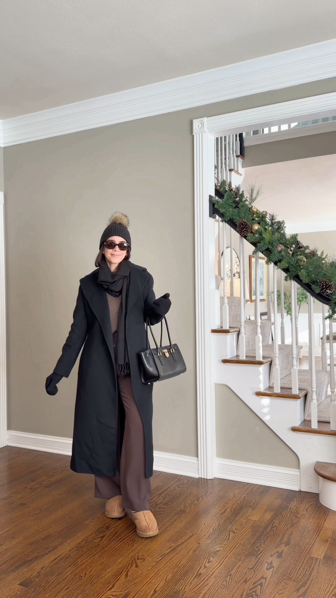 Cold-weather casual outfit 🤍
This is how I dress for freezing days when comfort is a priority. I always start with a fleece-lined base layer and wool socks, then add comfortable pants and a soft cashmere sweater. Finished with UGGs for warmth, plus a wool coat, cashmere scarf, and gloves for easy winter layering.

Perfect for mom life, school drop-off, errands, and cozy winter days ❄️
Sizing:
Thermal set- Size Small
Pants are TTS. I wear a size 4/Regular
Cashmere sweater size Small
Coat Size Small


winter outfit • cold weather outfit • casual winter outfit • cozy winter look • fleece lined leggings • UGG winter outfit • cashmere sweater • winter layering for moms • cold climate outfit • everyday winter outfit

#LTKFindsUnder100 #LTKSeasonal #LTKFindsUnder50