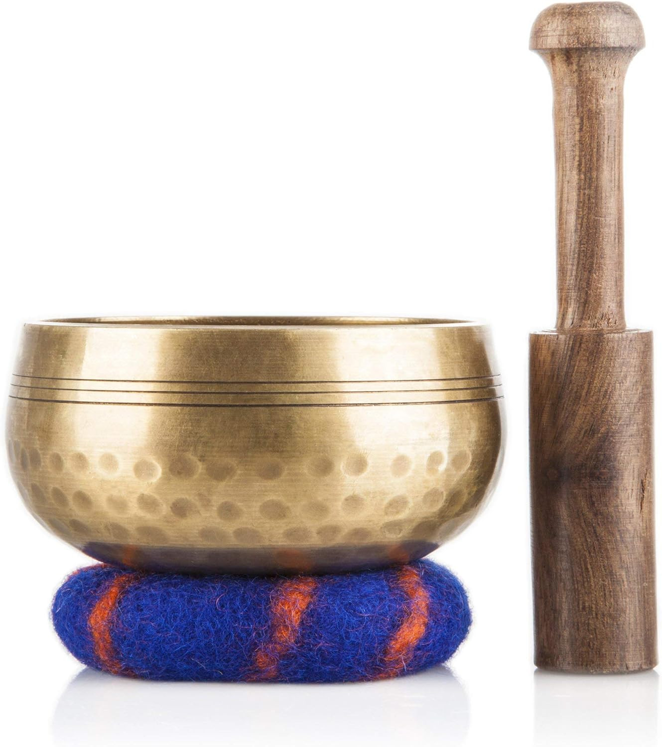 Tibetan Singing Bowl Set by Ohm Store — Meditation Sound Bowl Handcrafted in Nepal for Yoga, Ch... | Amazon (US)