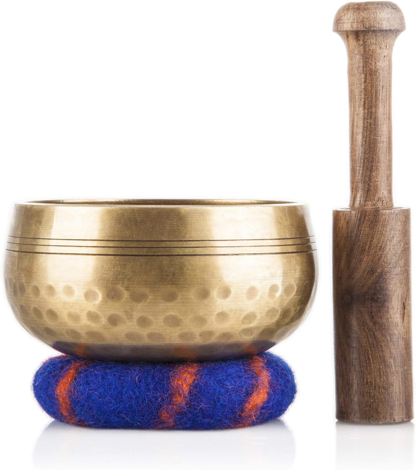 Tibetan Singing Bowl Set by Ohm Store — Meditation Sound Bowl Handcrafted in Nepal for Yoga, Ch... | Amazon (US)