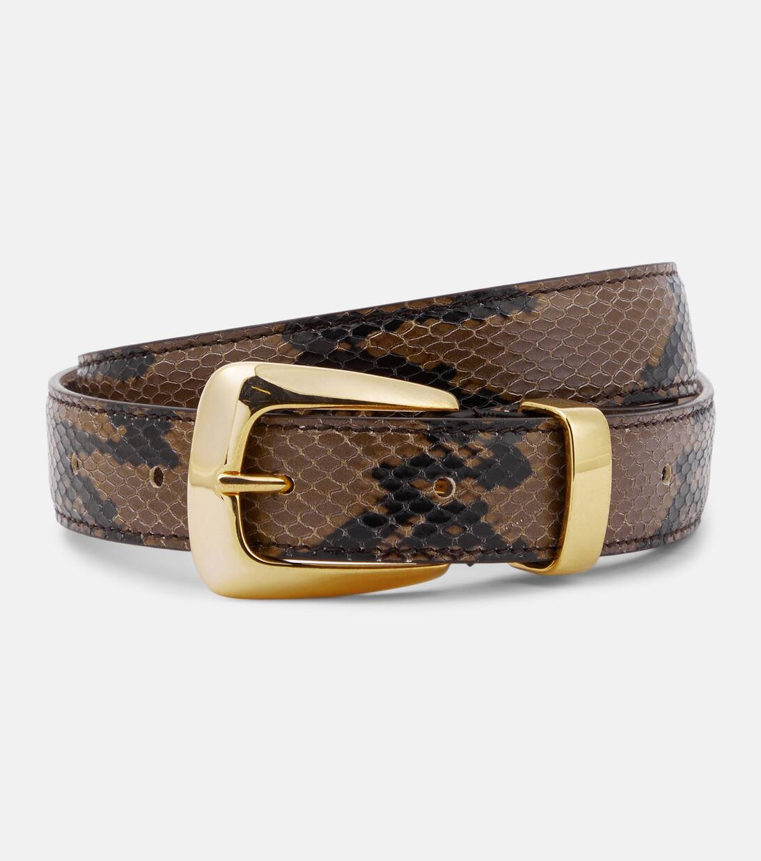 Benny snake-effect leather belt | Mytheresa (US/CA)