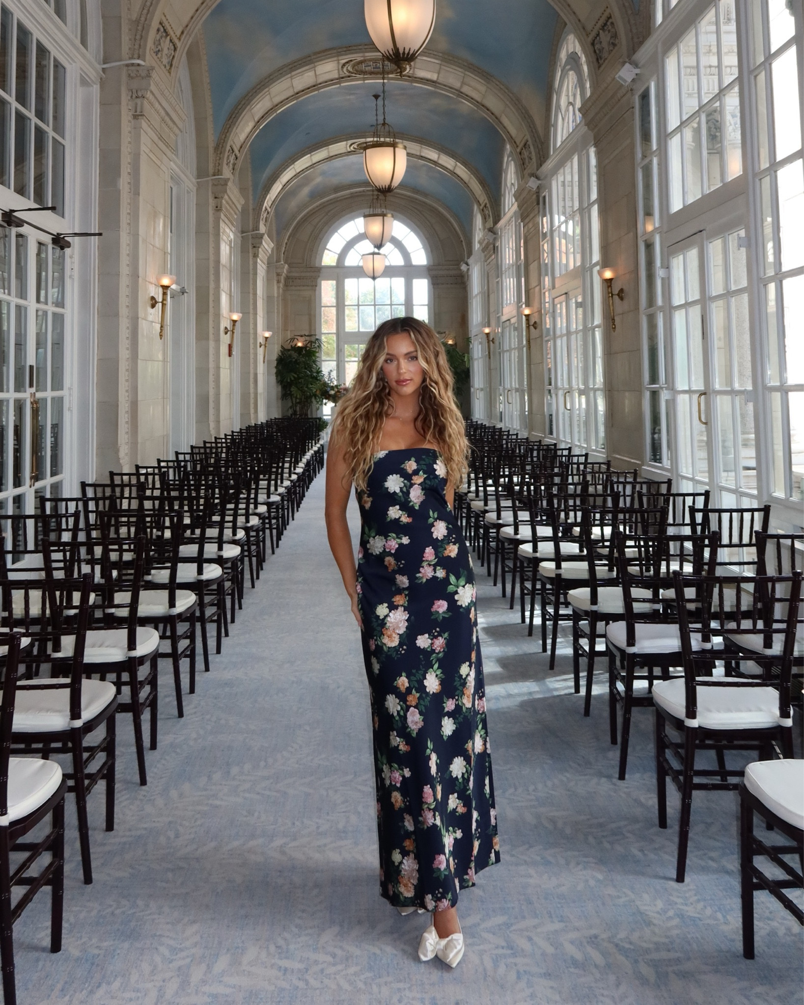 Always the best dressed wedding guest, never the bride 👰🏼‍♀️💅🏻 #wedding #weddingguestdress #fallwedding #weddingguestoutfit #eveninggown #classydress #autumnwedding #weddingguest #bridesmaid 

#LTKWedding