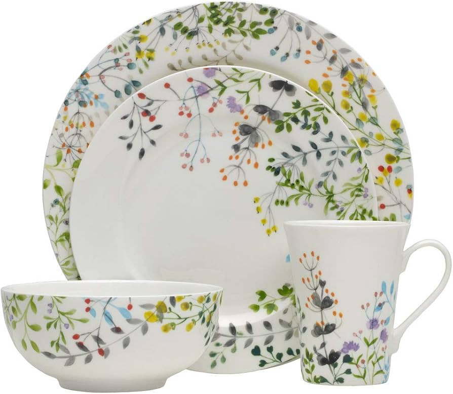 Mikasa 5229054 Tivoli 16-Piece Dinnerware Set, Assorted | Amazon (US)