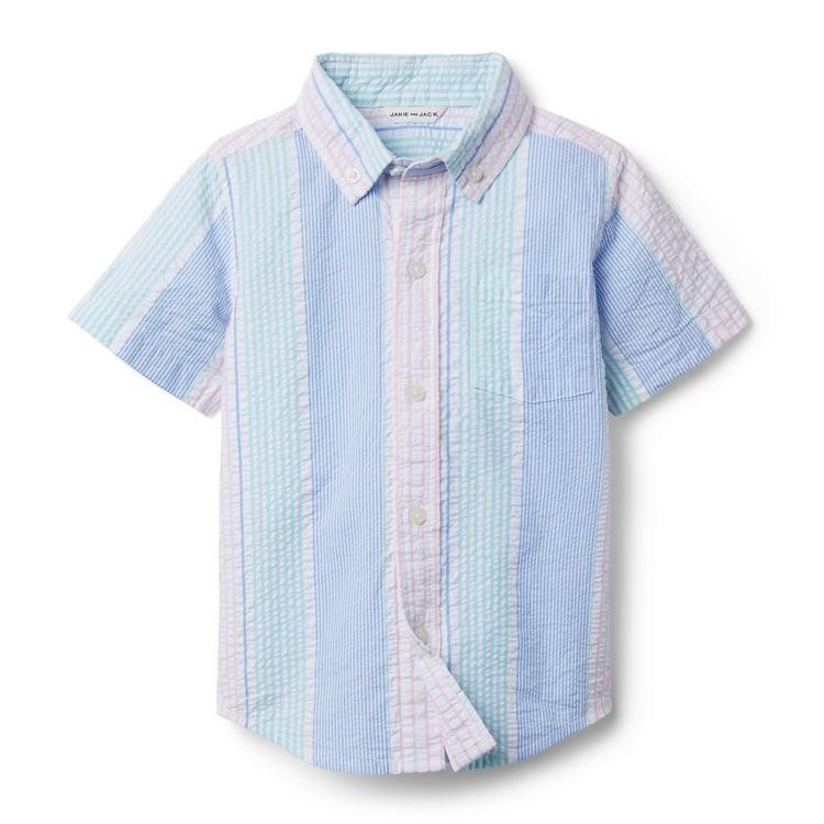 Striped Seersucker Shirt | Janie and Jack