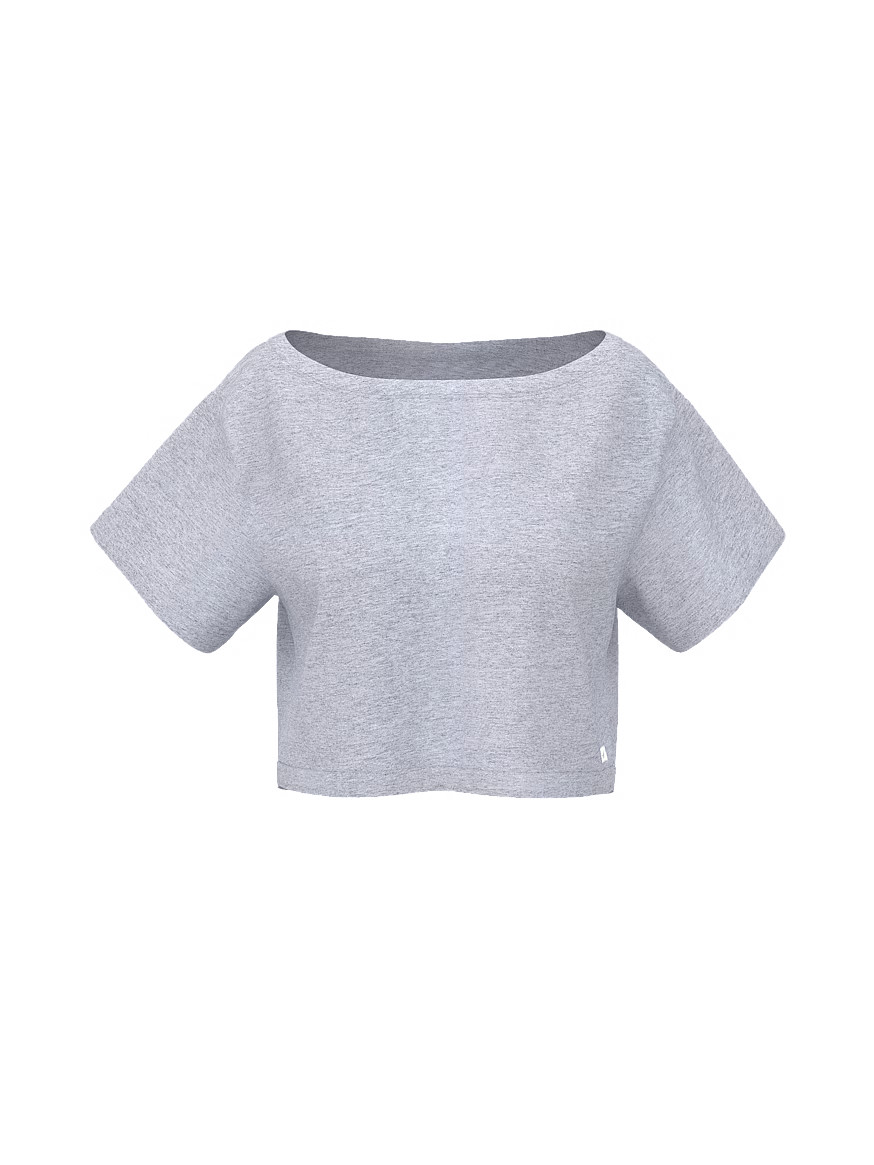 Buy Slouchy Cropped Sleepshirt, Grey - Order Pajama Tops online - Victoria's Secret US | Victoria's Secret (US / CA )