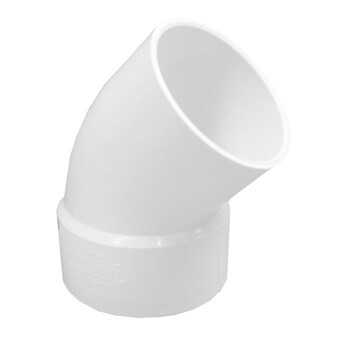 Genova 3-in 45-Degree Schedule 30 PVC DWV Street Elbow | Lowe's