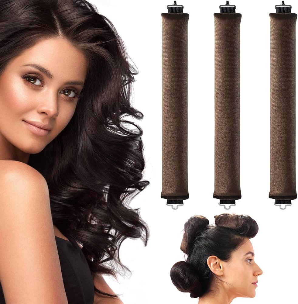 BLINKEEN Heatless Hair Curler, Flexi Rods with Hook, Heatless Curling Rod for All Hair Types, No ... | Amazon (US)