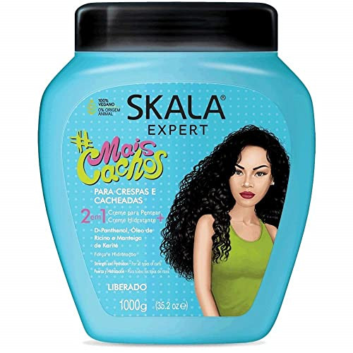 SKALA Mais Cachos for hair type 3ABC - 2 IN 1 Conditioning Treatment Cream & Cream To Comb 35.2oz | Amazon (US)