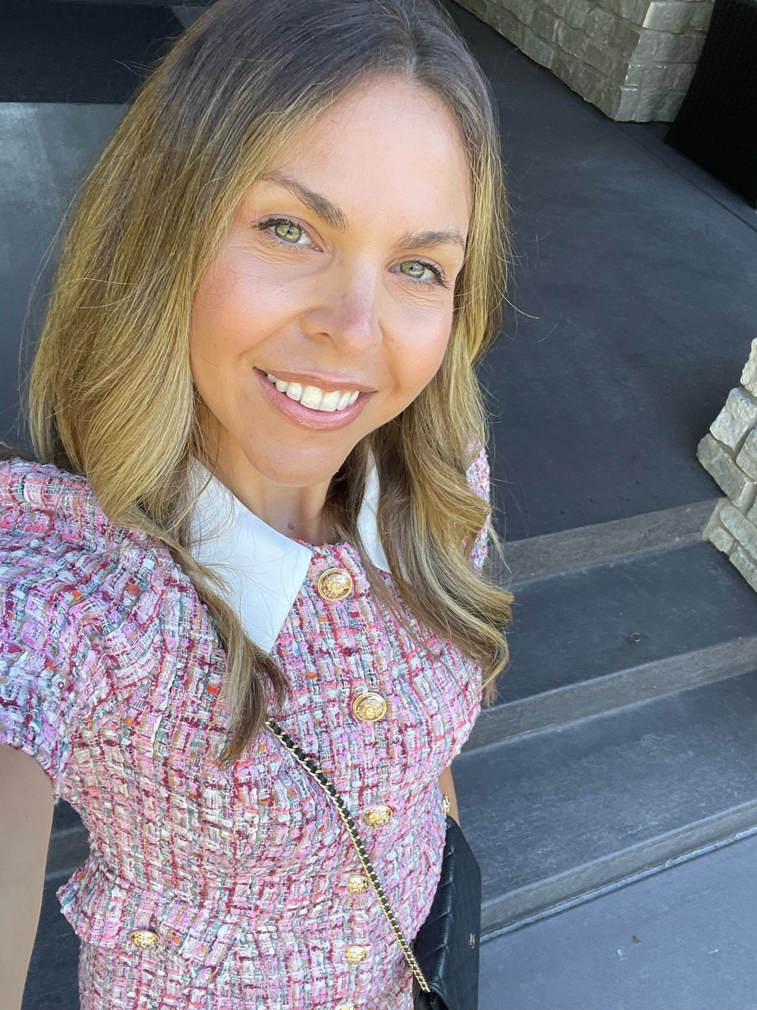 Loving pink tweed to ease into fall 

#LTKSeasonal #LTKFallSale