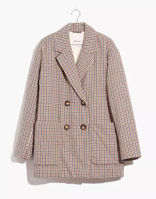 Padded Jacket in Plaid | Madewell