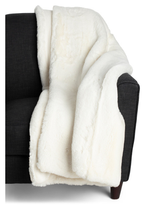 Luxe Ultra Cozy Faux Fur Throw | TJ Maxx