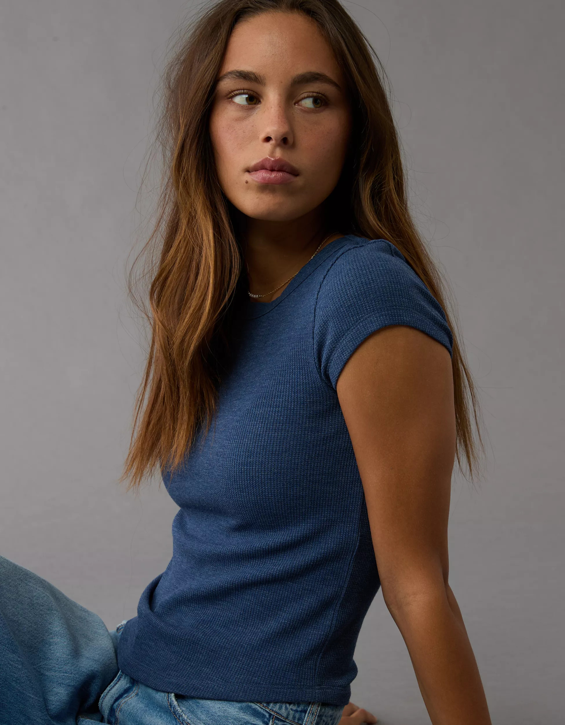 AE Hey Baby Waffle T-Shirt | American Eagle Outfitters (US & CA)