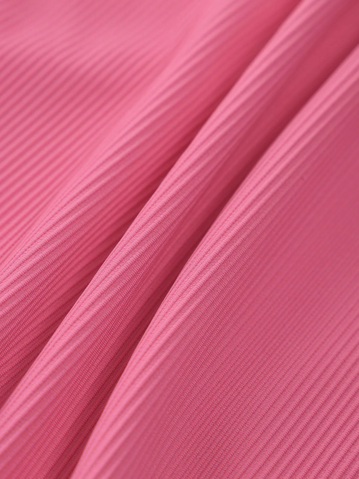 V Neck Backless One-Piece Swimsuit & Reviews - Pink - Sustainable One-Pieces | BERLOOK | BERLOOK