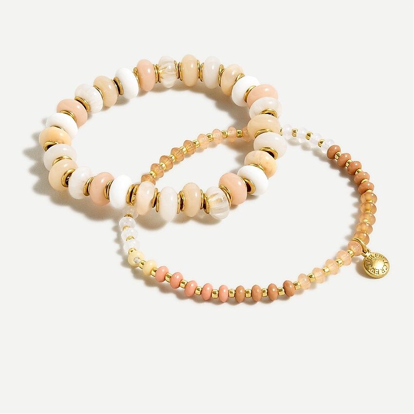 Multi-beaded bracelet set | J.Crew US