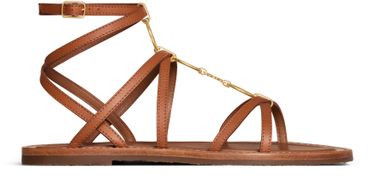 Lympia strappy jewel sandal in calfskin - CELINE | 24S US