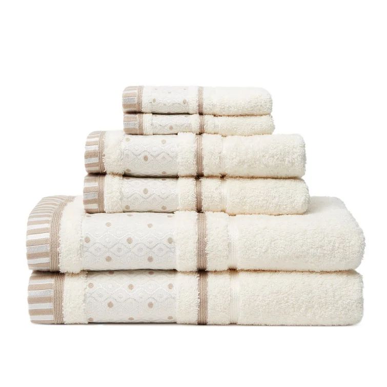 6 Piece 100% Cotton Towel Set | Wayfair North America