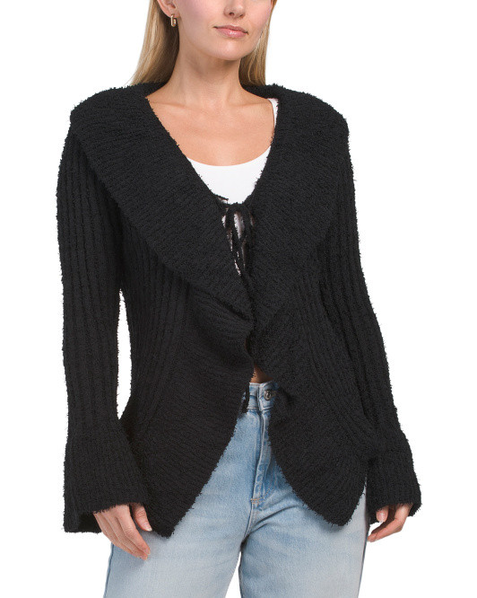 Ruffle Front Cardigan | TJ Maxx