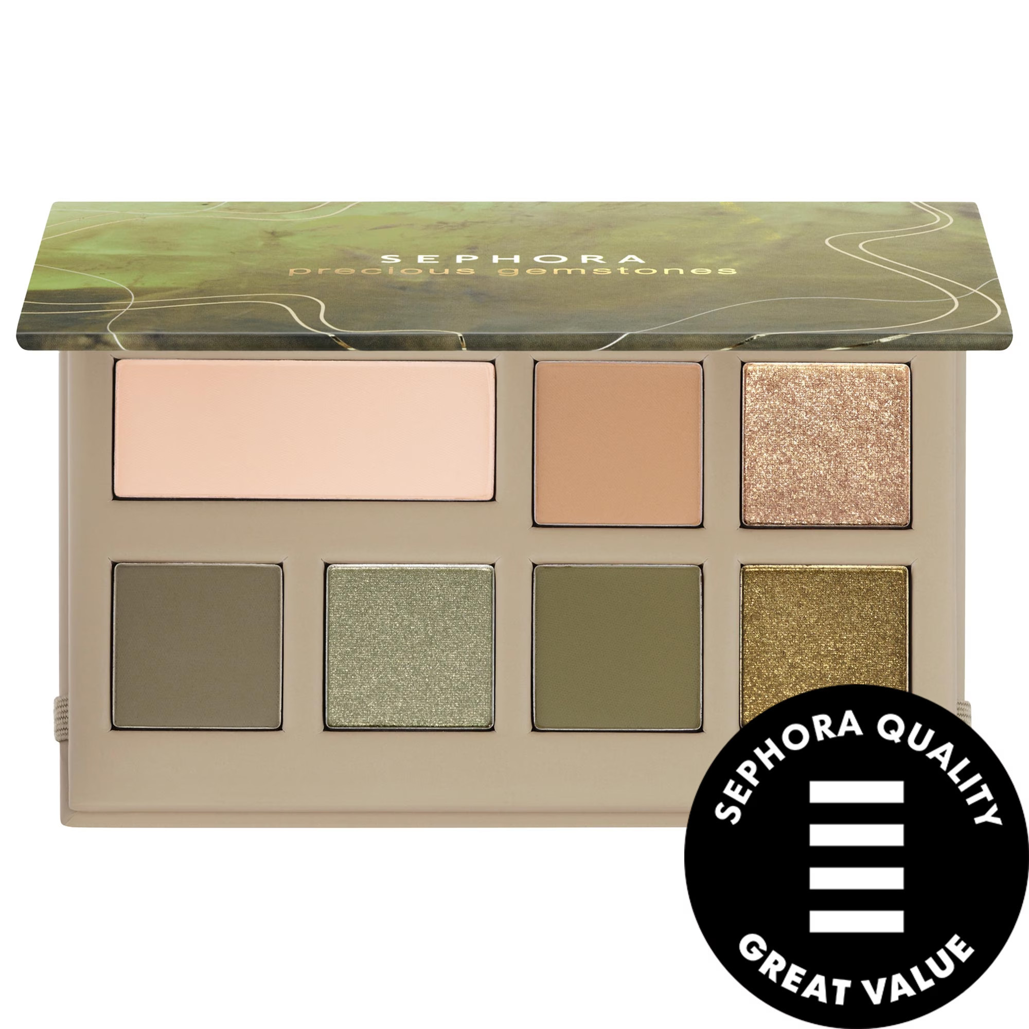 SEPHORA COLLECTION Precious Gemstones Mid-Size Eyeshadow Palette Jade | Sephora (US)