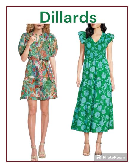 Dillards cute green summer dresses. Sizes 2-14. 

#dresses
#dillards
#sugarlips

#LTKover40 #LTKstyletip